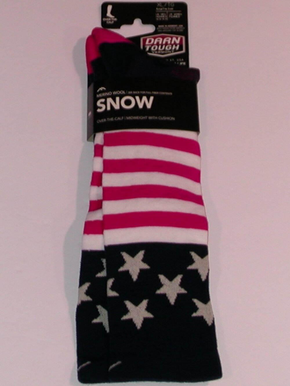 Darn Tough Captain Stripe Over-the-Calf Midweight Socks NWT Men's XL